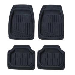 Lot 4 Tapis PVC Baquet Lavables &Eacute;tanches Auto