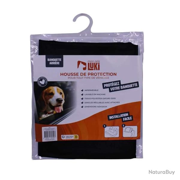 Housse protection voiture banquette arri�re 140 x 120 cm