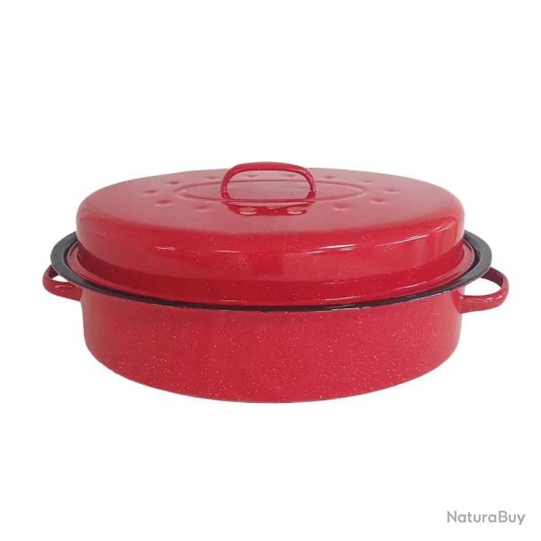 R�tissoire rouge grand mod�le 37x26,5x11,5cm 4L vapeur auto