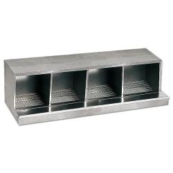 Nid pondoir en t&ocirc;le galvanis&eacute;e 4 cases