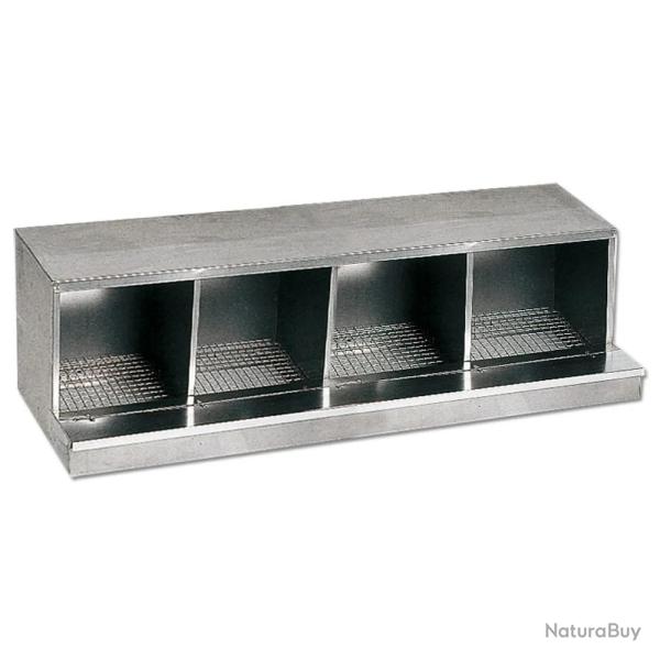 Nid pondoir en tle galvanise 4 cases
