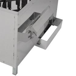 Plumeuse professionnelle Cylindra inox 144 doigts 0,75kW