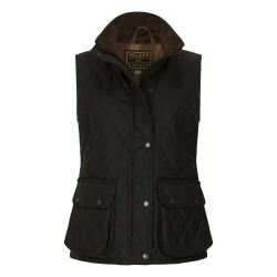 Gilet Walker and Hawkes Haxby Vert Coton Cir&eacute; Femme