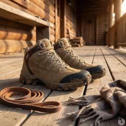 Chaussures Merano tige haute imperm&eacute;able marron