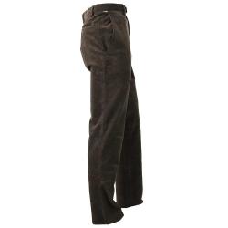 Pantalon marron Calvados c&ocirc;tel&eacute; extensible T38 &Agrave; 60