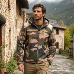 Veste Softshell Fighter Ripstop 3 couches imperm&eacute;able
