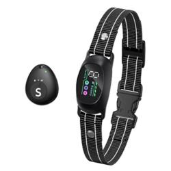 Collier anti-aboiements &agrave; puce &eacute;lectronique pour chien
