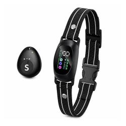 Collier anti-aboiements &agrave; puce &eacute;lectronique pour chien