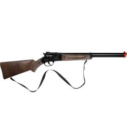 Fusil Cowboy Rifle Enfant Barillet 12 Coups noir