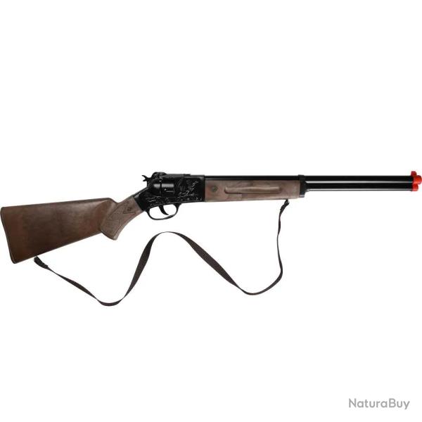 Fusil Cowboy Rifle Enfant Barillet 12 Coups noir