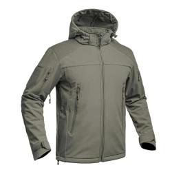 Veste Softshell kaki Fighter V2 Imperm&eacute;able et r&eacute;sistante