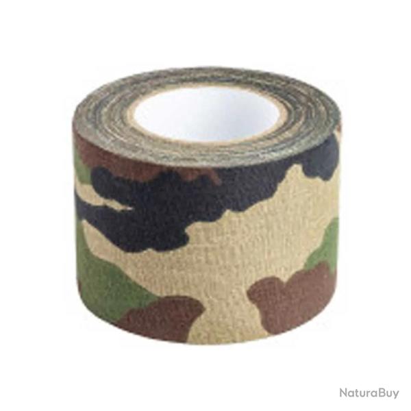 Bande adh�sive camouflage 5 cm x 10 m - R�sistante & utile