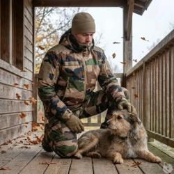 Parka Hardshell camo XMF 200 Imperm&eacute;able et isolante