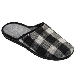 Chaussons mules Walter gris homme confort semelle Airflex