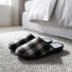 Chaussons mules Walter gris homme confort semelle Airflex