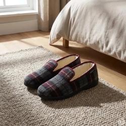 Chaussons fourr&eacute;s Polaine bordeaux charentaise Airplum Made in France