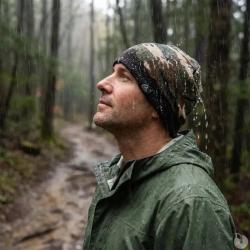 Bonnet Rainshell camo marron Verjari &eacute;tanche et respirant