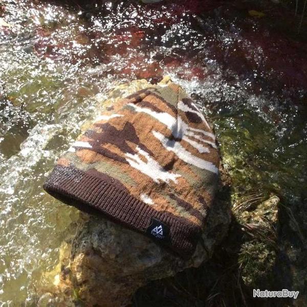 Bonnet Rainshell camo marron Verjari �tanche et respirant