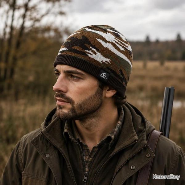 Bonnet Rainshell camo marron Verjari �tanche et respirant