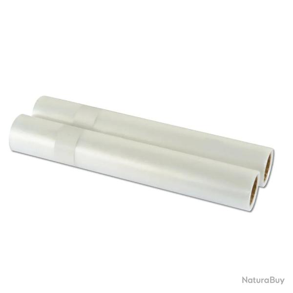 Lot de 2 Rouleaux pour machine sous vide 5 m x 28 cm