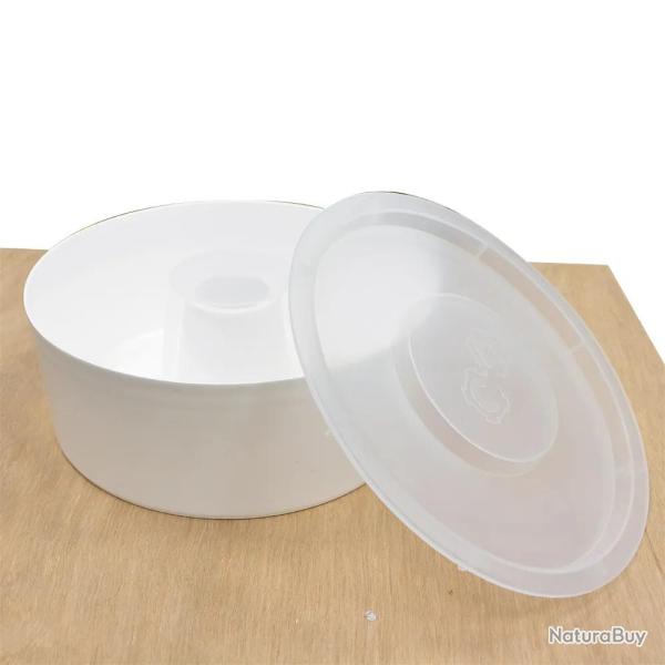 Nourrisseur abeilles rond 2 kg en plastique - Ruche Dadant