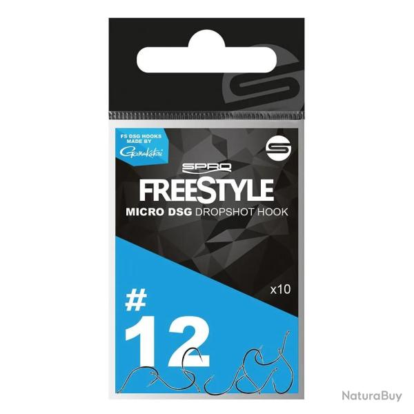 Lot de 10 Hame�ons Spro Freestyle Micro DSG n�12 - lot de 10