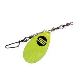 Lot de 2 Palettes Spro Trolling Blades 7 cm jaune fluo