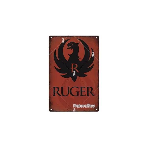 Plaque d�corative vintage ruger LIVRAISON GRATUITE
