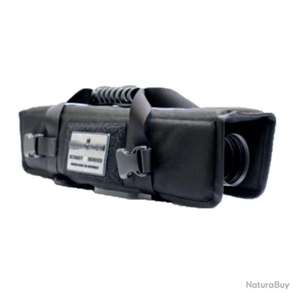 Sacoche tactique noire pour lunette Schmidt & Bender - Taille L