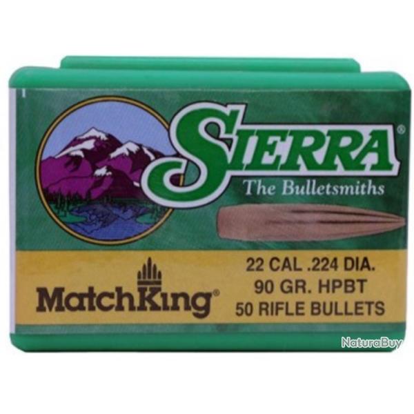 Ogives Sierra 22cal .224 90grn