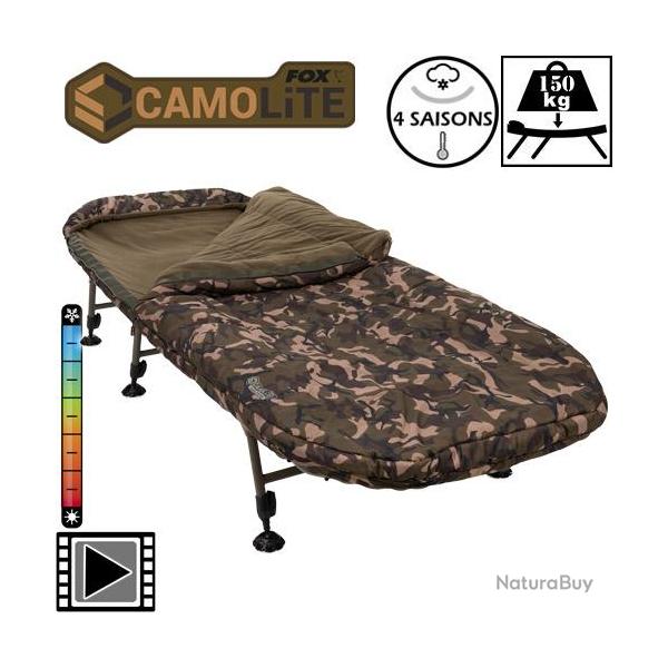 Bed Chair Fox Camolite Sleep System 6 pieds 4 saisons