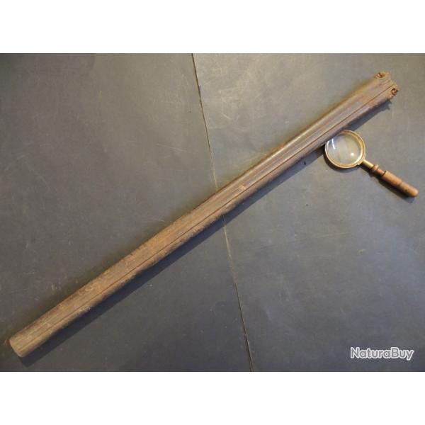 Canon de fusil de chasse ancien juxtapos poudre noire