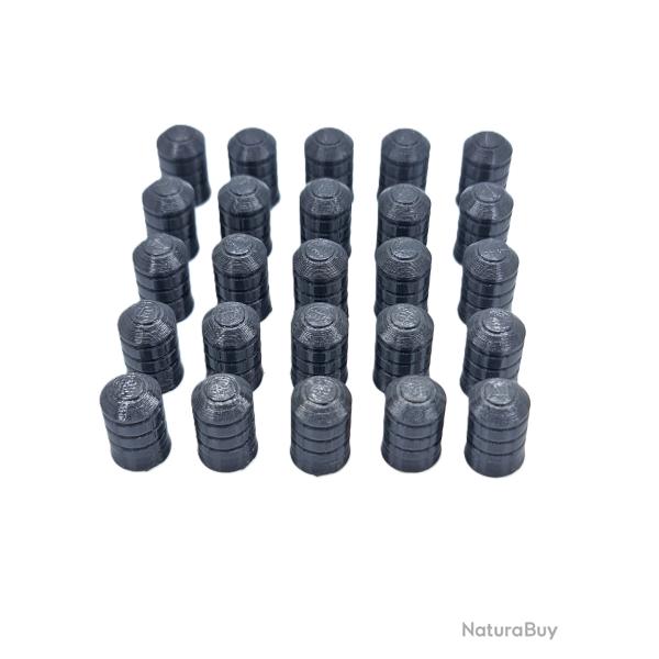 20 Ogives Mini�e Flex tir r�duit calibre 50 poudre noire