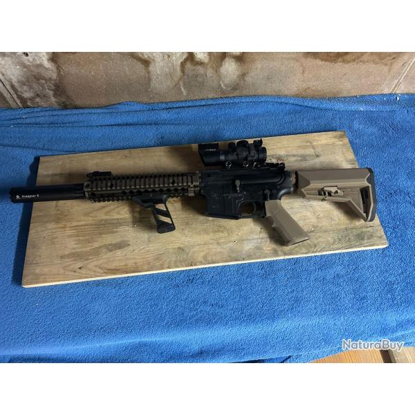 Colt MK18 � Daniel Defense / EMG AEG reconditionn�e � Full metal + accessoires