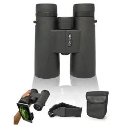 Jumelles 10 x42 HD BaK4 FMC Etanches Jumelles Chasse Randonn&eacute;e Observation  Support T&eacute;l&eacute;phone