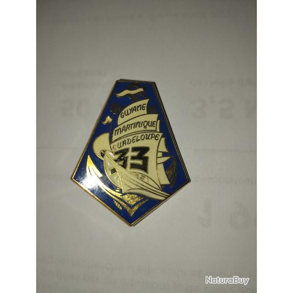 Insigne r�gimentaire 33eme infanterie de marine