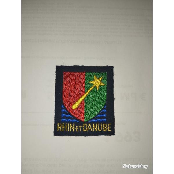 Insigne d �paule ancien arm�e Rhin et danube