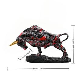 Superbe Grand Taureau en Resine -B 20260729082524
