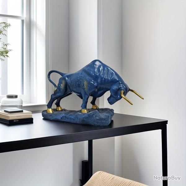 Superbe Grand Taureau en Resine, Modele: E