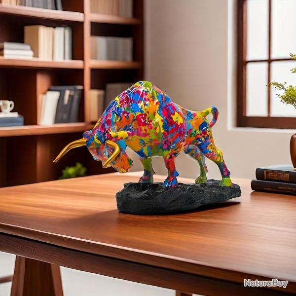 Superbe Grand Taureau en Resine -G 20260729082524