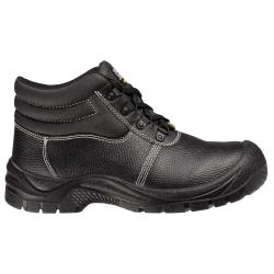 Chaussures s&eacute;curit&eacute; Safetystar S3 montantes cuir noir