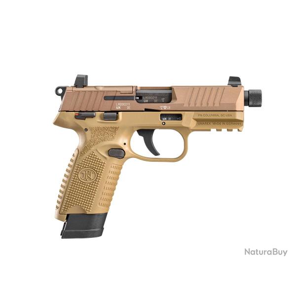 PISTOLET FN 502 TACTICAL FDE 1X15 + 1X10 22LR