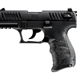 PISTOLET PIST P22Q STANDARD WALTHER 3,42'' CAL 22LR, 10 COUPS - BLACK