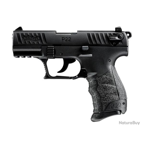 PISTOLET PIST P22Q STANDARD WALTHER 3,42'' CAL 22LR, 10 COUPS - BLACK
