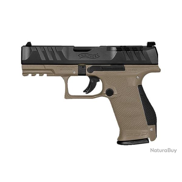 PISTOLET PIST PDP COMPACT WALTHER 4'' CAL 9X19, 15 COUPS - FDE