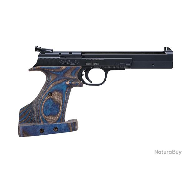 PISTOLET PIST CSP EXPERT BLUE ANGEL WALTHER CAL 22LR, 10 COUPS, POIGNEE ANATOMIQUE