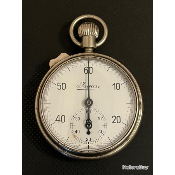 Montre chronom�tre gousset ISGUS de 70 mm