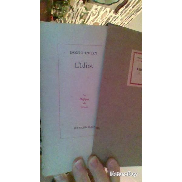 L'idiot par Dostoiewsky - Fernand Hazan -