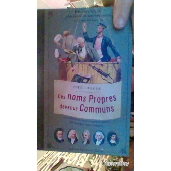 Petit livre de ces noms propre devenus communs - Editions Les vieux tiroirs -