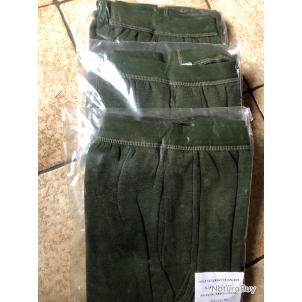 Lot de 3  cale�ons climat froid 200g en 42  tour de taille 84